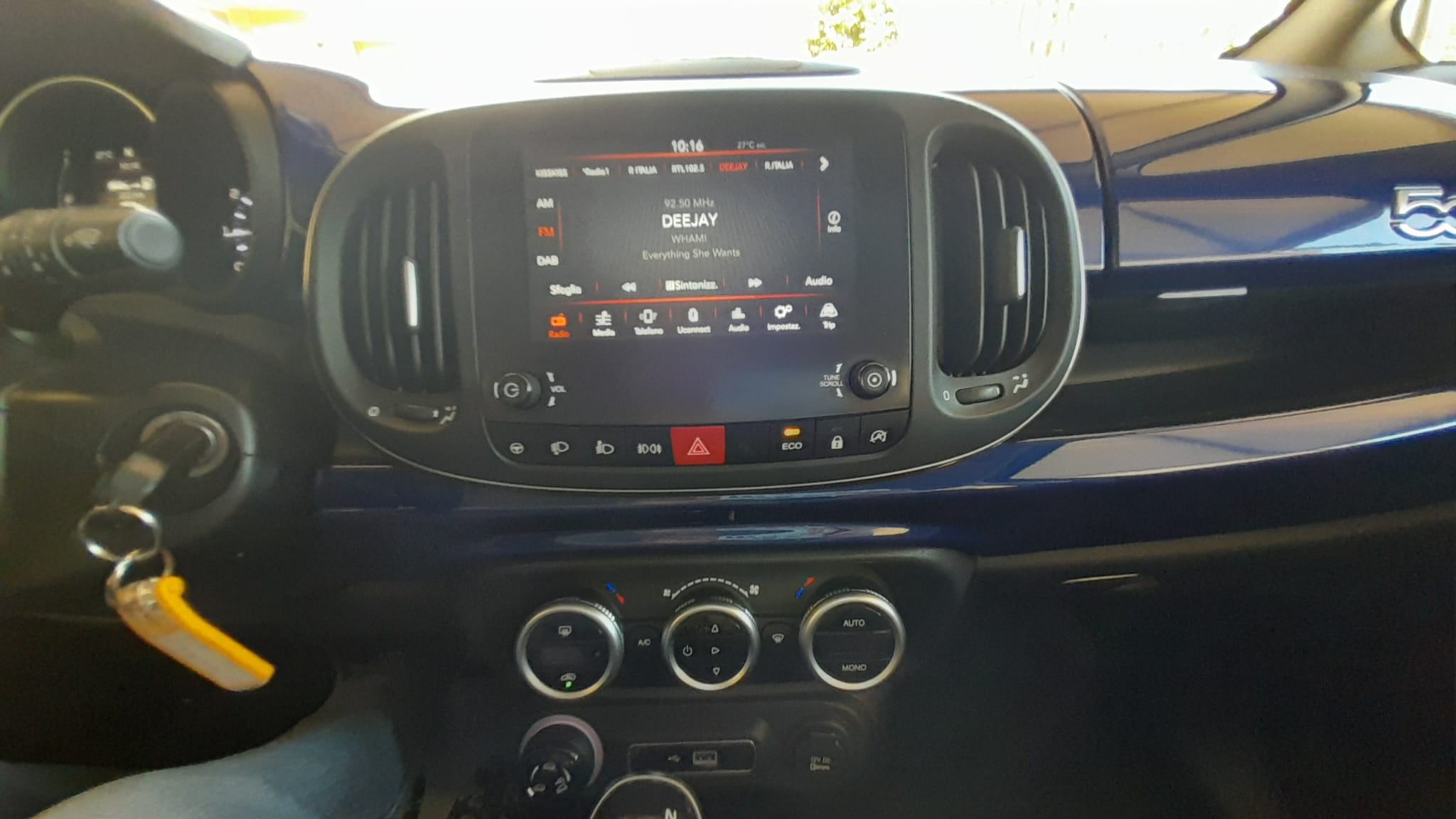 FIAT 500L 1.3 MJT MIRROR CITY CROSS 95 CV DUALOGIC IMM 04/2019 KM 85700 AUTOMATICA € 11.990,00 - immagine 8
